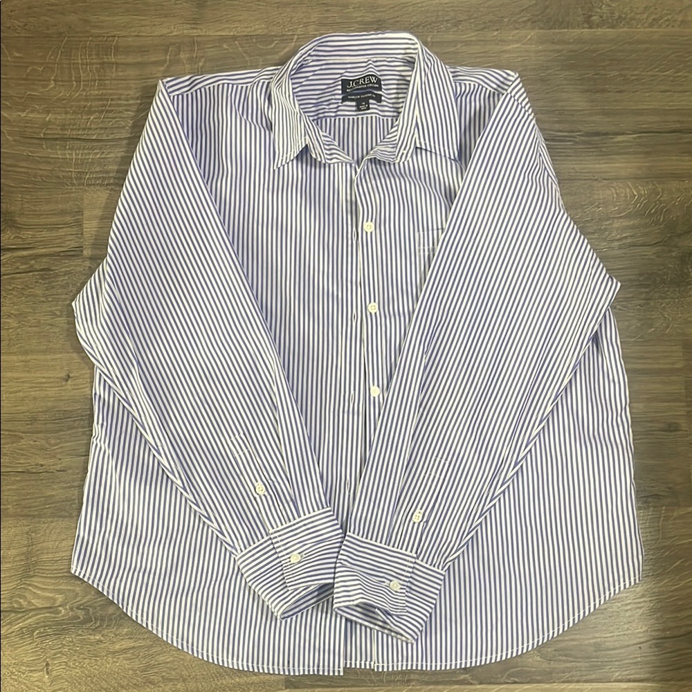 J. Crew Blue Striped Women’s size 14